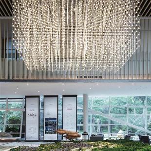 创意沙盘灯非标工程灯具满天星酒店装 饰大堂售楼部光立方吊灯