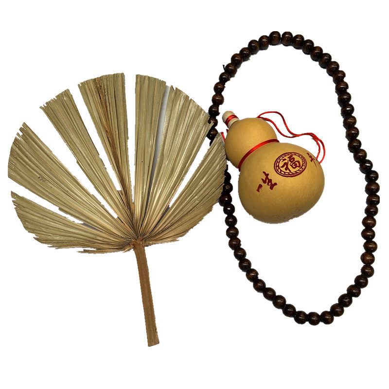 活佛济公表演出道具葫芦扇子佛珠舞台配饰乞丐装备