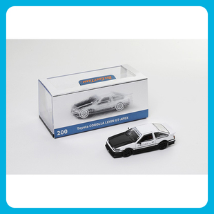 DCT 1:64 丰田AE86 宽体改装版 合金汽车模型礼物仿真收藏摆件