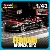 SP2 比美高 合金汽车模型男孩礼物摆件收藏 法拉利 Monza