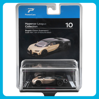 PosterCars 1:64 布加迪 Chiron 合金汽车模型礼物仿真收藏摆件