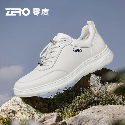 ZRO零度官方正品小白鞋男款2025秋冬新款软底休闲运动鞋男士潮鞋