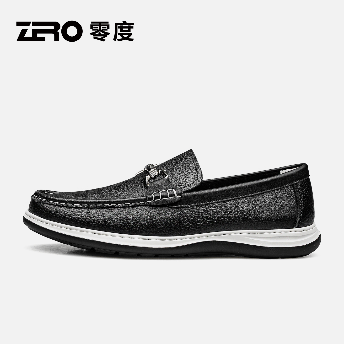 一脚蹬男鞋零度休闲皮鞋