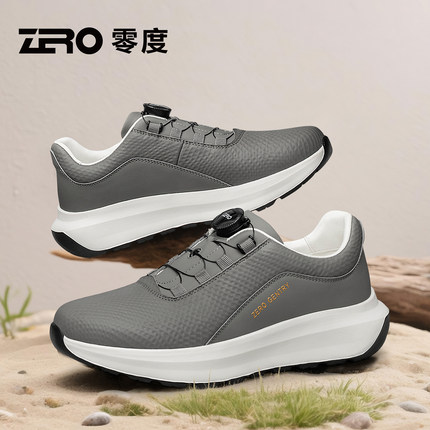 ZRO零度官方正品男鞋2025秋冬新款真皮运动鞋轻透柔软休闲鞋男士