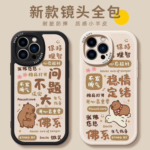 适用苹果情绪稳定问题不大手机壳