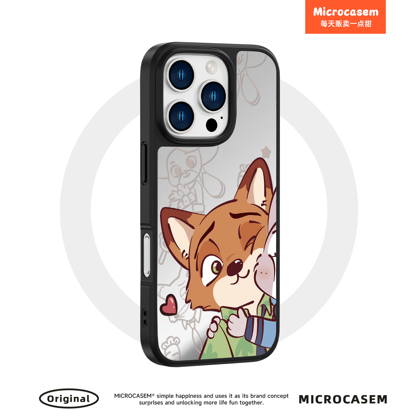 磁吸MagSafe亲吻朱迪尼克适用iphone17pro手机壳16promax苹果15镜面保护套14plus趣味13卡通12可爱Air情侣