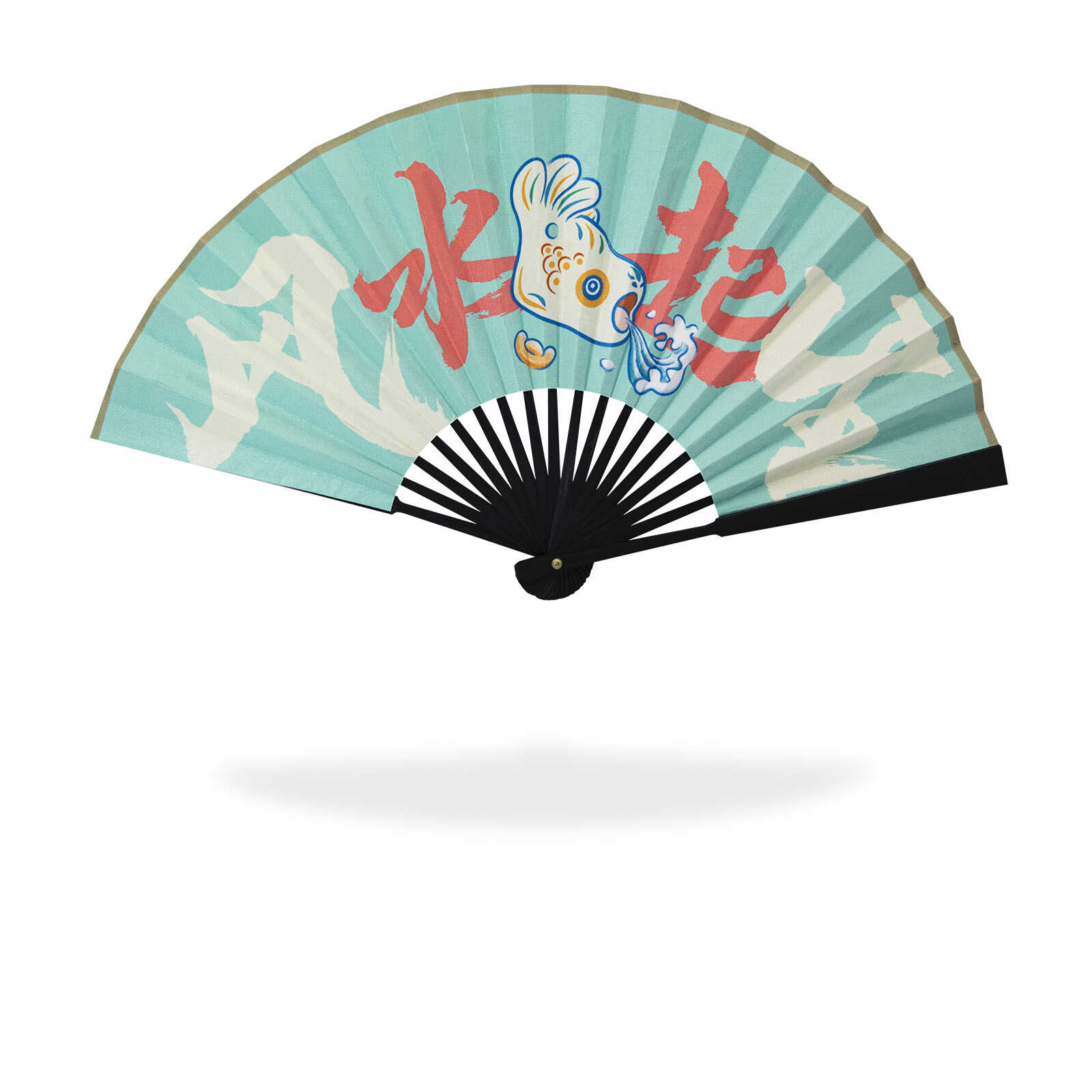 泉州国潮绢布7寸折扇丨乐城知礼
