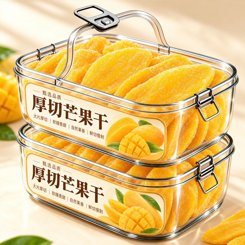 芒果干厚切精选大片鲜芒2026新货香甜软糯休闲解馋零食蜜饯果干