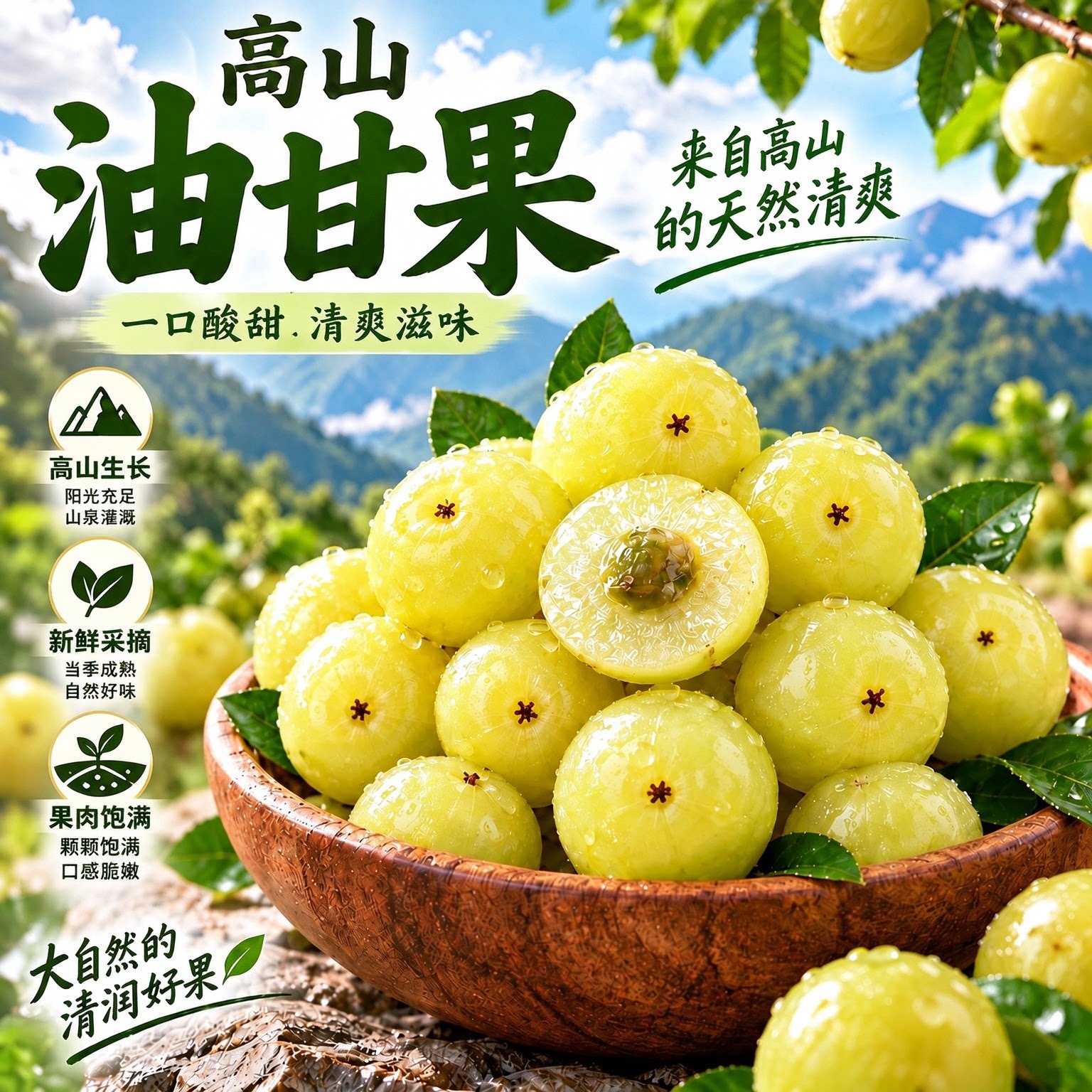 油甘果新货云南滇橄榄2026新货正宗官方旗舰店新鲜采摘青油甘果