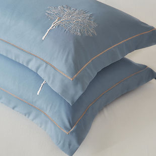 枕头一对家用枕头套磨毛简约加厚柔软枕套枕芯套装成人单人包邮