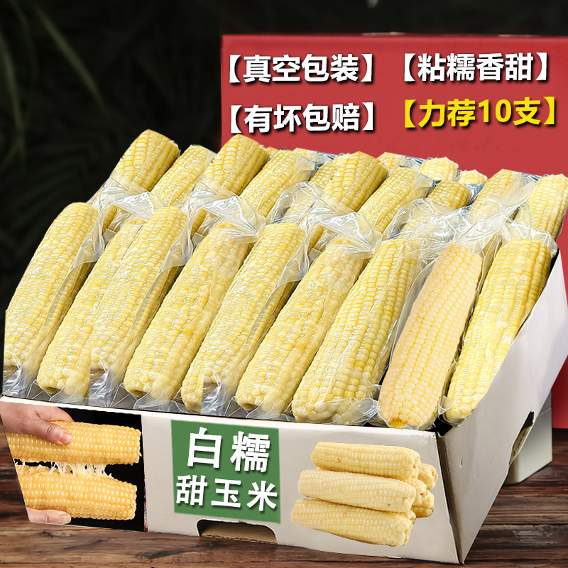 力荐10只甜玉米粒粘真空包装