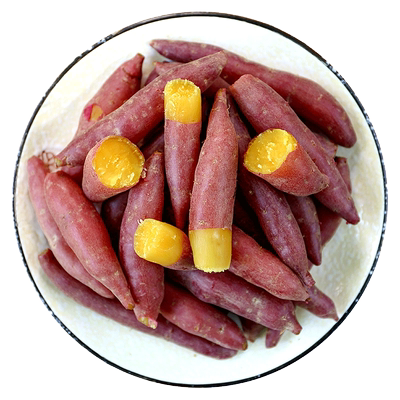 天目山小香薯5斤临安产地直销板栗小红薯5斤现挖食用地瓜手指番薯