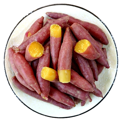 天目山小香薯5斤临安产地直销板栗小红薯5斤现挖食用地瓜手指番薯