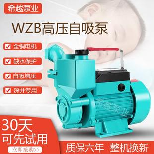 家用高压抽水泵水井自吸泵220v自来水管道加压水泵农用小型增压泵