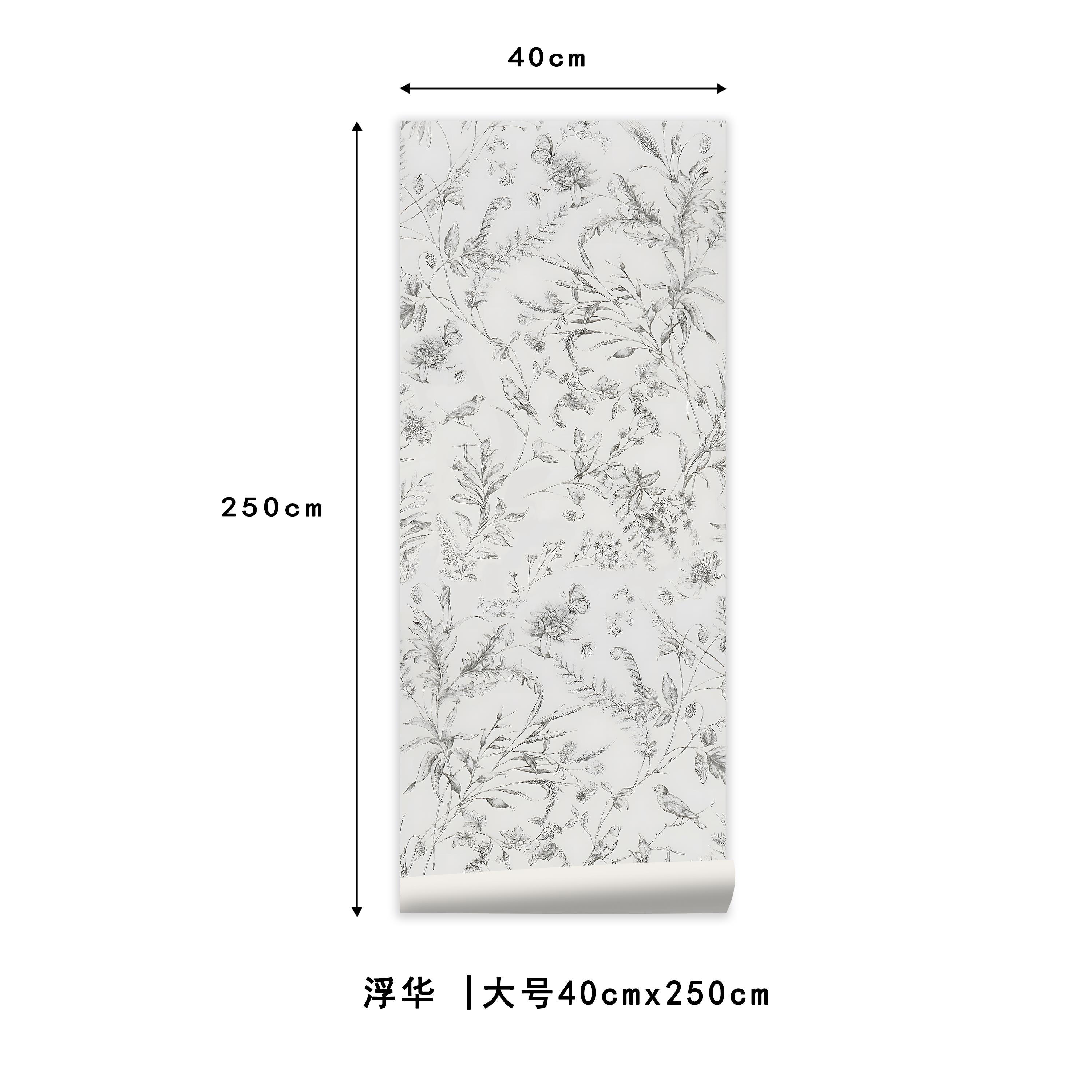 .柜子贴纸法式复古房间布置防水衣柜贴墙墙纸自粘卧室家具翻新壁