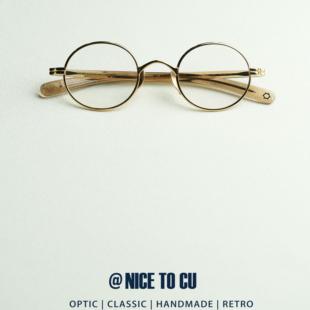 万年龟KameManNen日本手工文艺复古眼镜kmn33潮圆框经典纯钛文艺