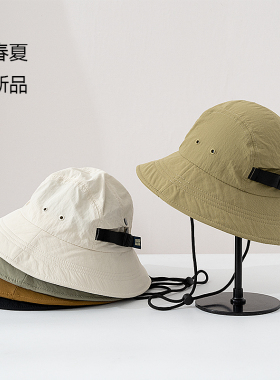 盆帽户外休闲男女款春夏宽帽檐