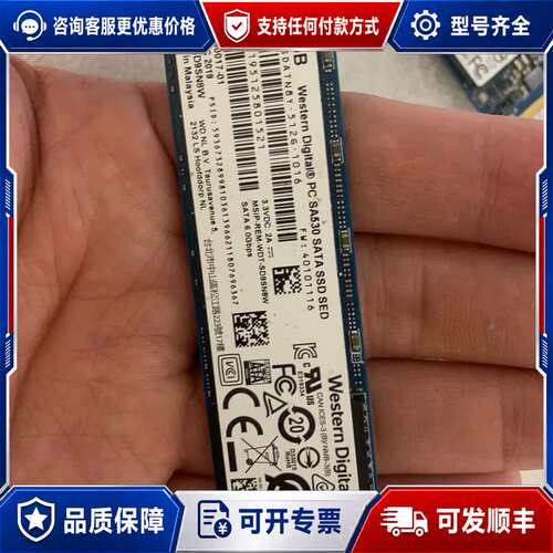 议价Western Digital西数 SA530 512G S可维修