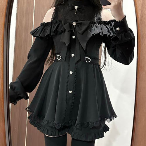 氛围元气樱桃甜心原创蕾丝裙