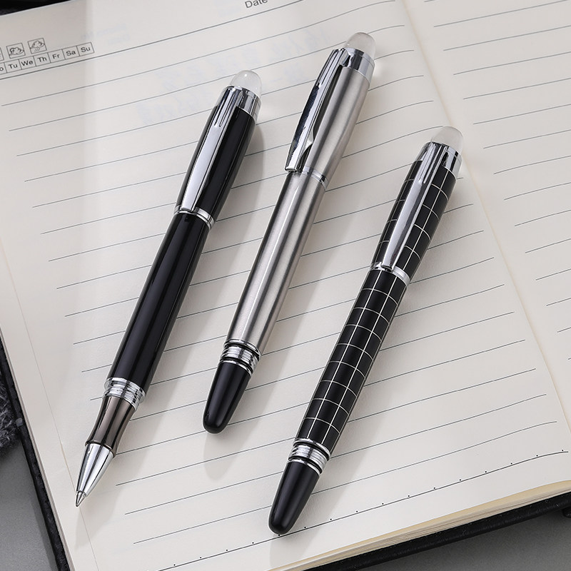 금속 서명 펜 고급 비즈니스 남성의 개성 회전 사무실 선물 조각 맞춤형 탄소 중립 볼펜