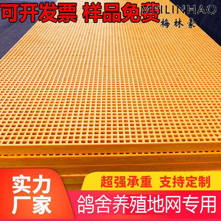 鸽舍地网漏粪板养鱼花架子狗笼底公棚地网玻璃纤维格栅养殖平台
