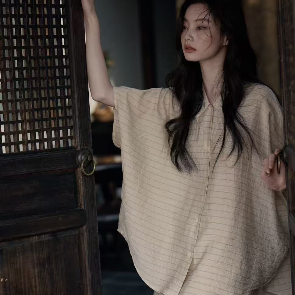 夏季新款云朵棉女短袖短裤睡衣
