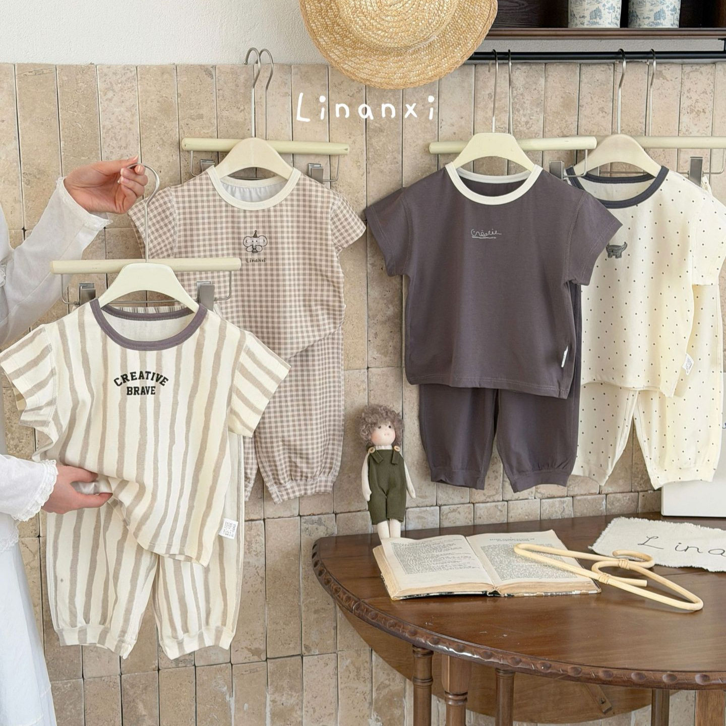 里南希 男童夏季睡衣套装2026儿童纯棉短袖短裤两件套吸汗透气