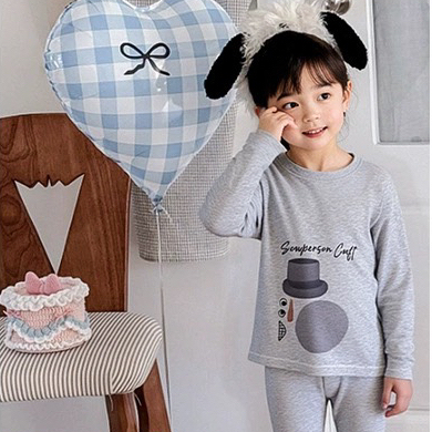 里南希 儿童睡衣25秋季新款男童卡通家居服羊毛拉架宝宝打底衫t恤