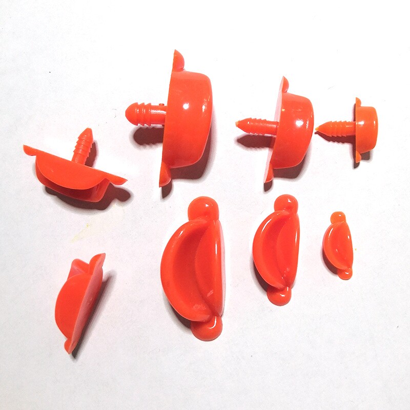 53mm平底五官三角小黄鸭嘴巴毛线带边鸭子嘴螺纹钩织