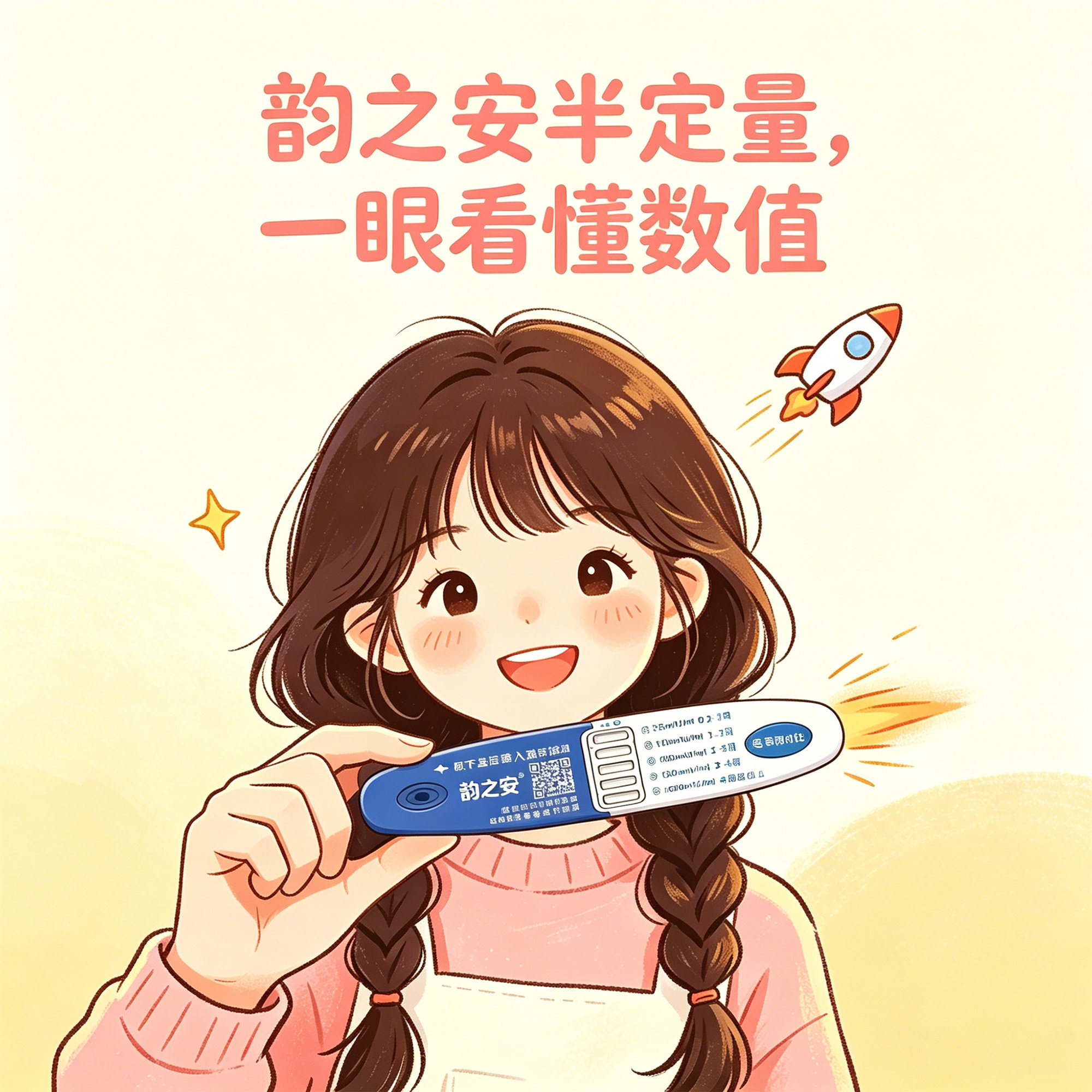 韵之安半定量早孕精准测hcg翻倍