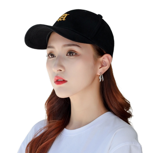 帽子女秋天后封口韩版全封口鸭舌帽不可调节潮牌全封闭秋季太阳帽