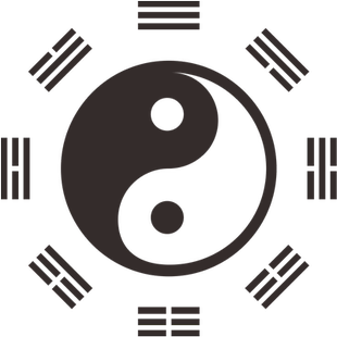 太极八卦图墙贴纸健身会所武术跆拳道馆公司家居镇避宅邪装饰贴画