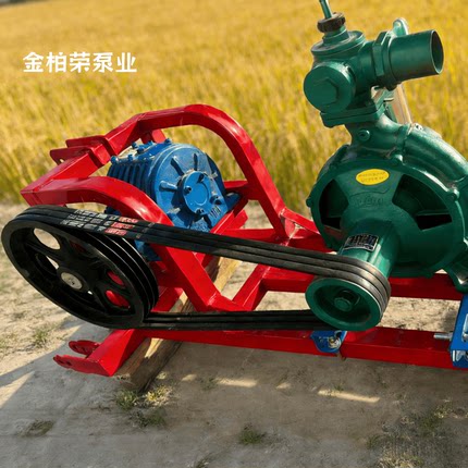 多功能拖拉机后动力输出架子带水泵小四轮大功率高压高扬程喷灌泵