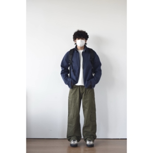 夹克翻领哈灵顿水洗做旧牛仔外套男W201 底特律短款 X1617 春秋新款