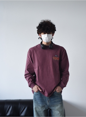 X1617 日系宽松百搭300克纯棉圆领卫衣休闲百搭长袖上衣男PL1289