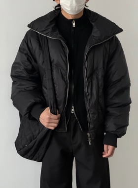 X1617 冬季美式街头百搭棉服宽松舒适加厚羽绒服棉衣外套男N1727