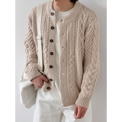 X1617短款针织衫外套纽扣毛衣
