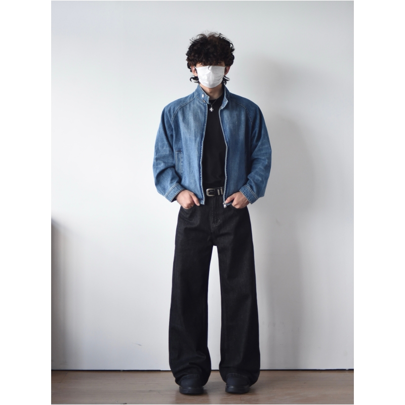 X1617短款显高牛仔外套夹克