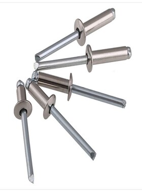 抽芯铆钉304半不锈钢抽芯铆钉扁圆头拉钉铆钉装潢3.2/4/5/6.4mm