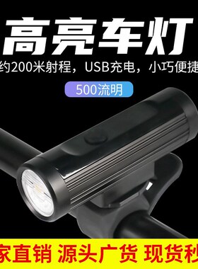 直销自行车灯前灯强光手电筒夜骑行山地BL200公路车装备