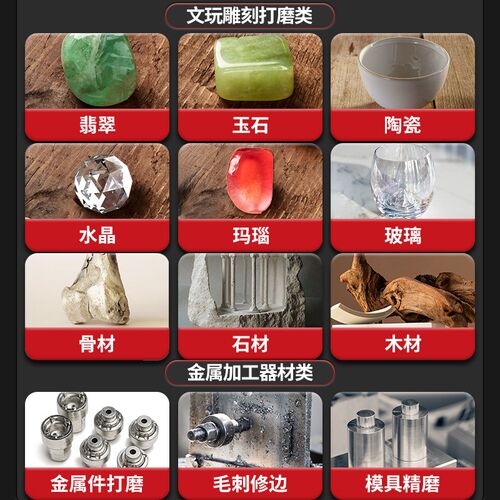 电磨配件工具K针玉雕薄片玉石琥珀蜜蜡玉器翡翠雕刻刻字钩线勾铊