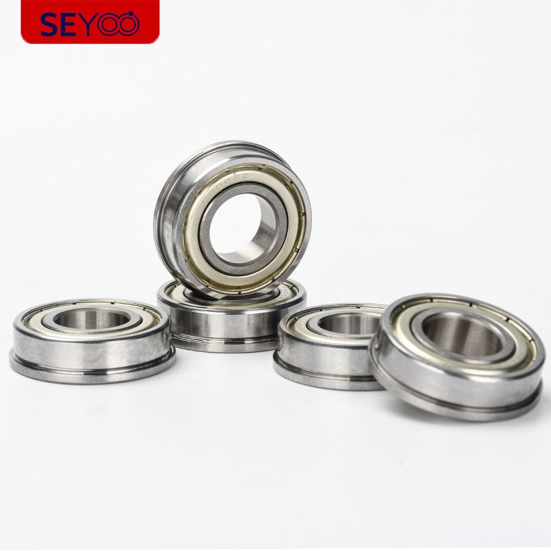 现货带挡边台阶法兰杯士轴承F6002ZZG 15*32*9mm法兰轴承