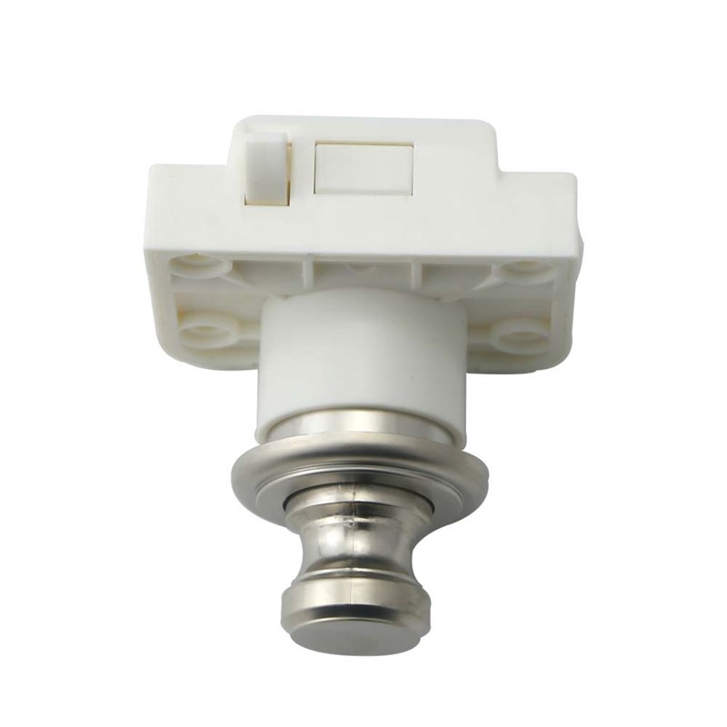 无钥匙房车旅居车吊柜按钮锁橱柜门抽屉把手M按压式平装搭配双锁