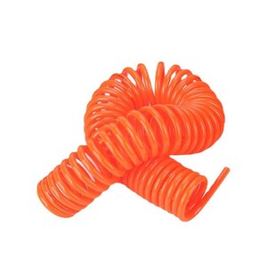 高压气动弹簧气管伸缩软管PUt6 6.5气泵伸缩螺旋弹簧管