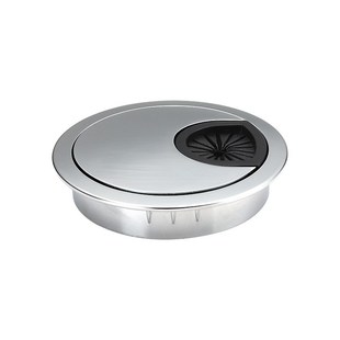 穿线盒电脑办公桌洞穿线孔盖板50 6080MM书桌面穿过.走线盒配