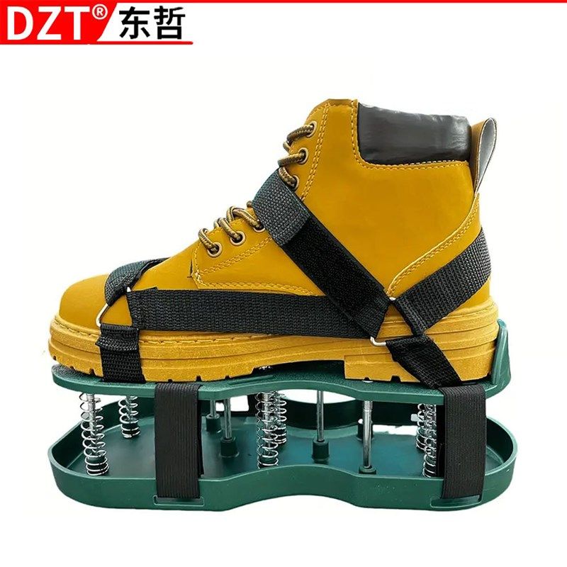 园林松土鞋草钉鞋 草坪充u气通气增氧鞋鞋 自流平环氧园艺工具