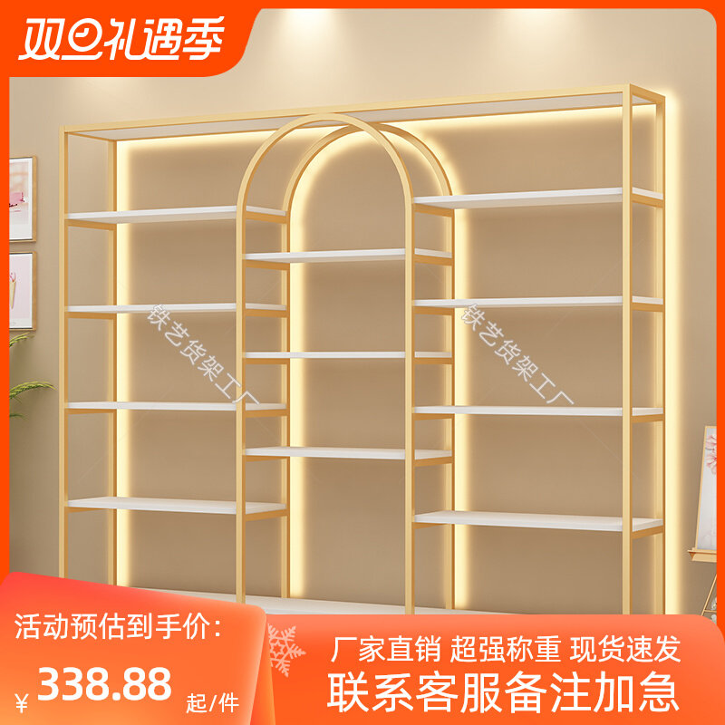 商用面包柜蛋糕店置物架烘焙货架饼干架糕点陈列架边柜多层展示柜