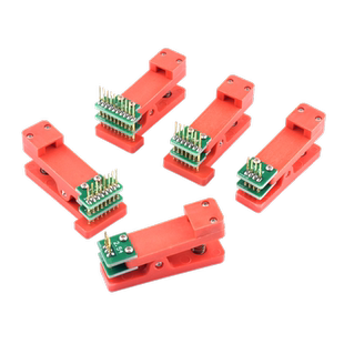 测试架PCB夹子治具夹具探针下载程序编程烧录弹簧针2.54间距3~10P