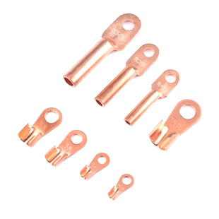 OT开口鼻DT铜鼻子铜接头圆孔线耳电缆接线端子30A50A100A10平方mm