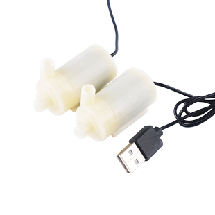 DC电机马达5V小潜水泵自吸泵USB插头微型盆景喷泉假山直流